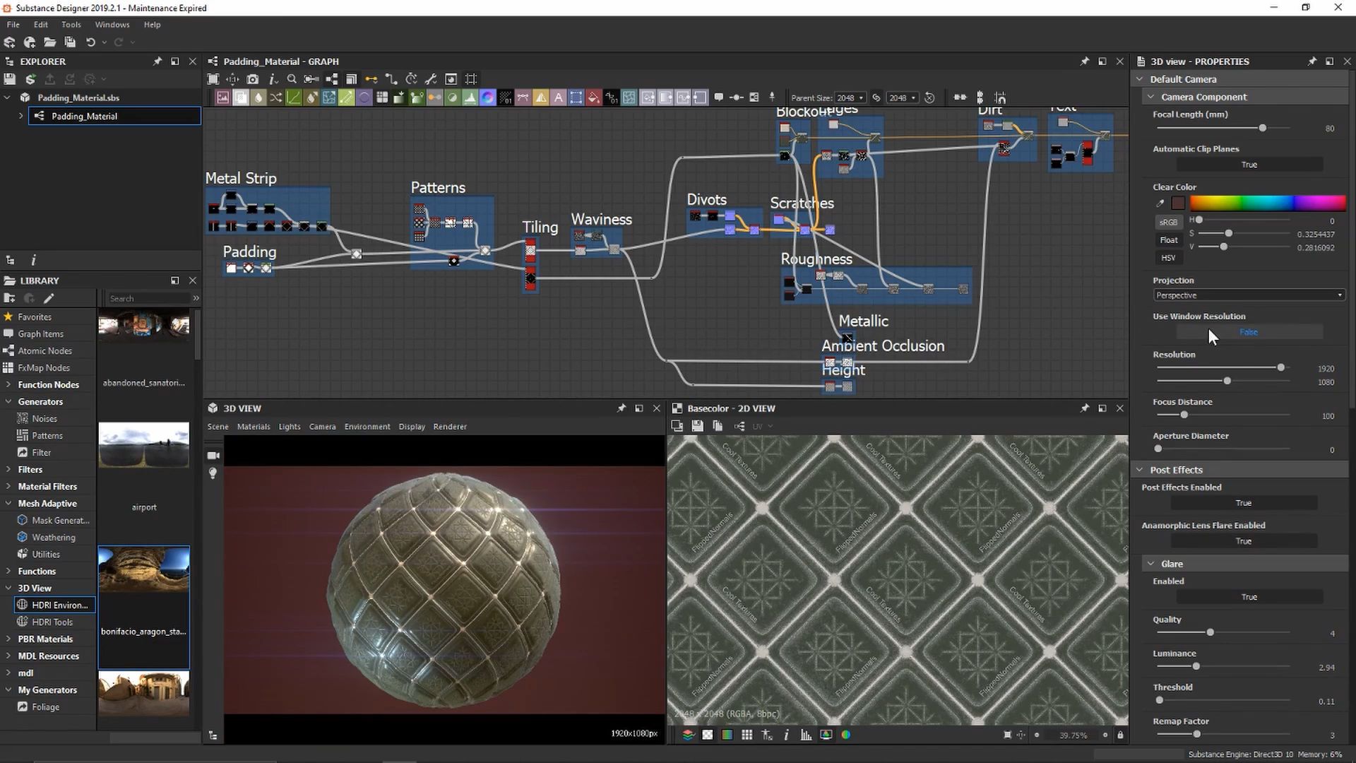 substance designer 3d model