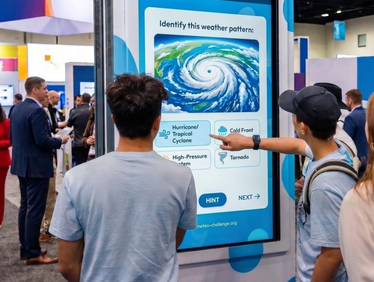 clicking on booth